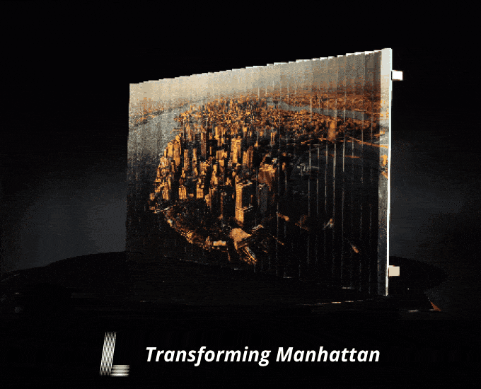 Transforming Manhattan L (30x60cm)