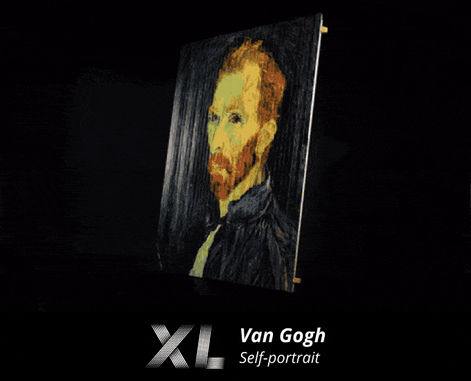 Van Gogh Self-portrait XL (60x60cm)