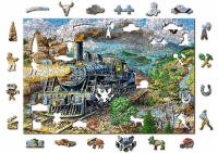 Houten Legpuzzel Railway 505 st