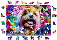 Houten Legpuzzel Popart Yorkshire Terrier 505 st