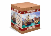 Houten Legpuzzel Old Ships in Harbour 505 pcs