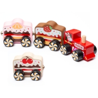 Cubika Wooden toy - train "Cakes"