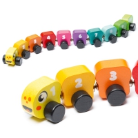 Cubika Wooden toy "Rainbow Caterpillar"