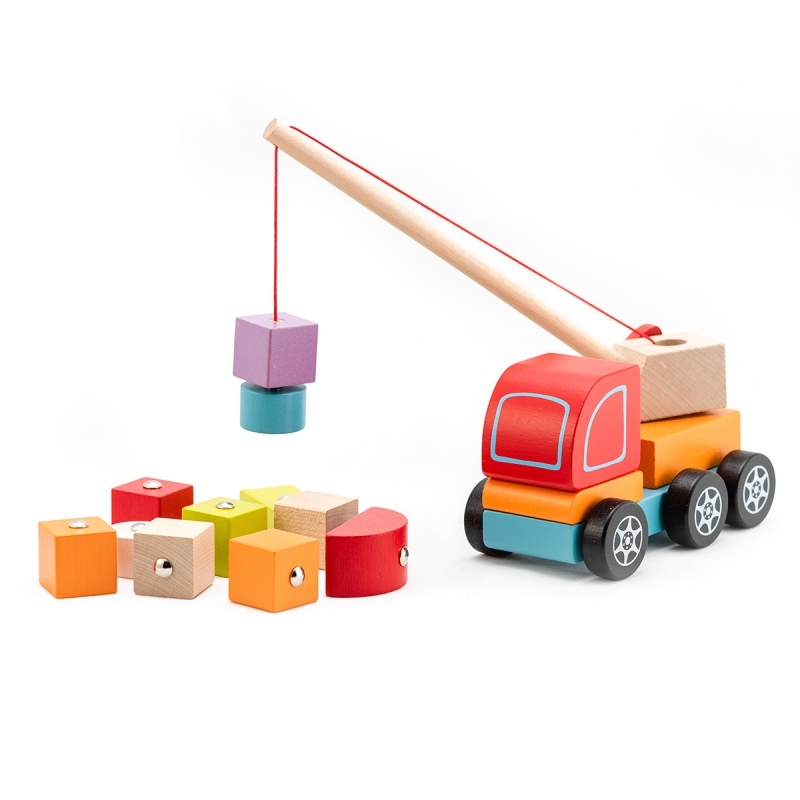 Cubika Wooden toy "Crane truck"