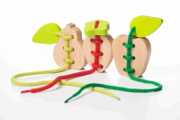 Cubika Wooden lacing toy set "Fruits"
