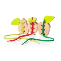 Cubika Wooden lacing toy set "Fruits"