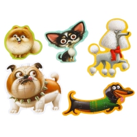 Cubika Puzzles 5 in 1 "Dogs"