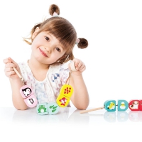 Cubika Wooden lacing toy set  "Me and mommy"