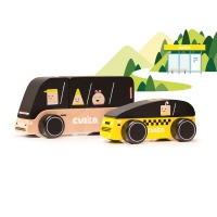 Cubika Wooden set "City transport"