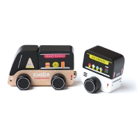 Cubika Wooden toy-car " Food truck"
