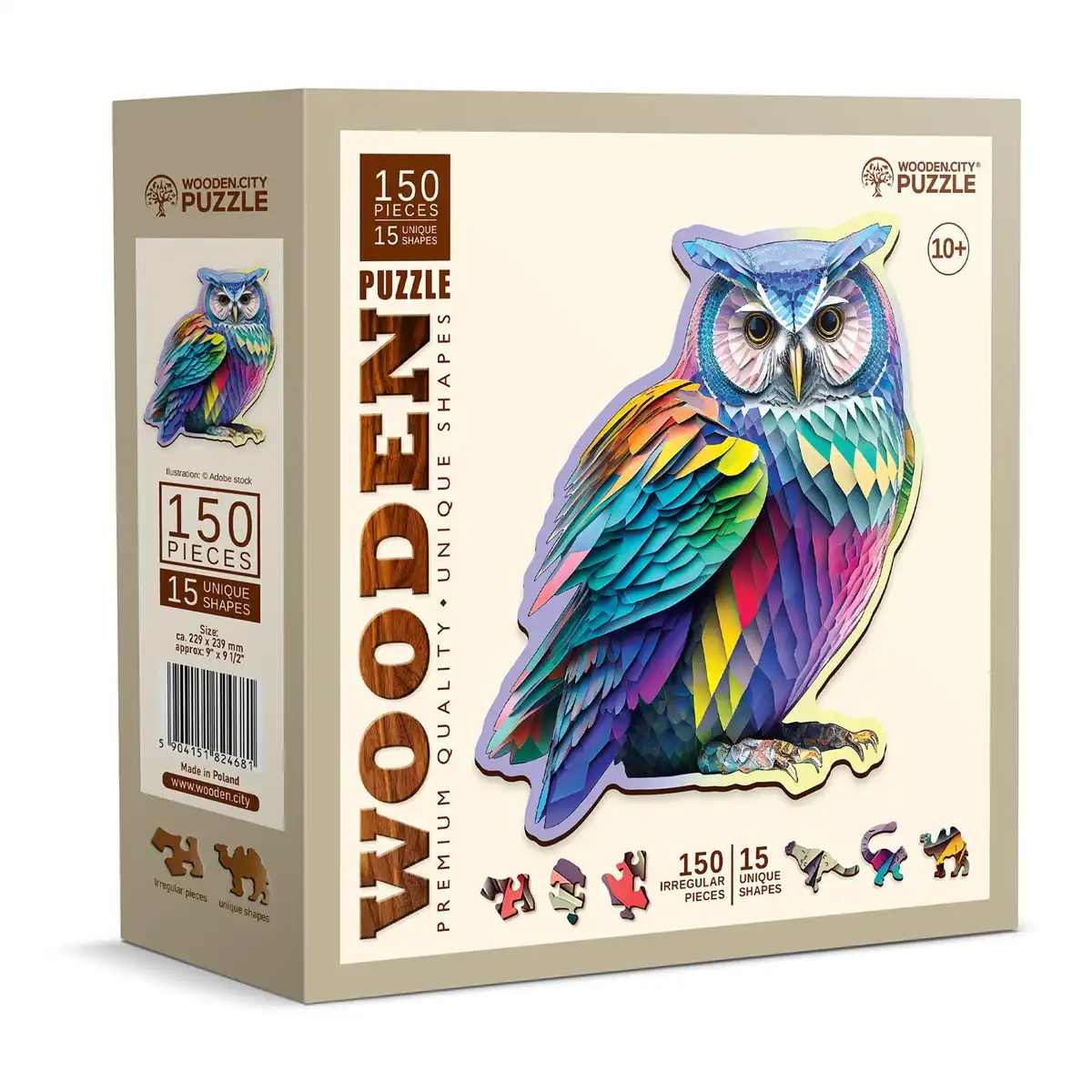 Houten Legpuzzel Trendy Owl 150 pcs