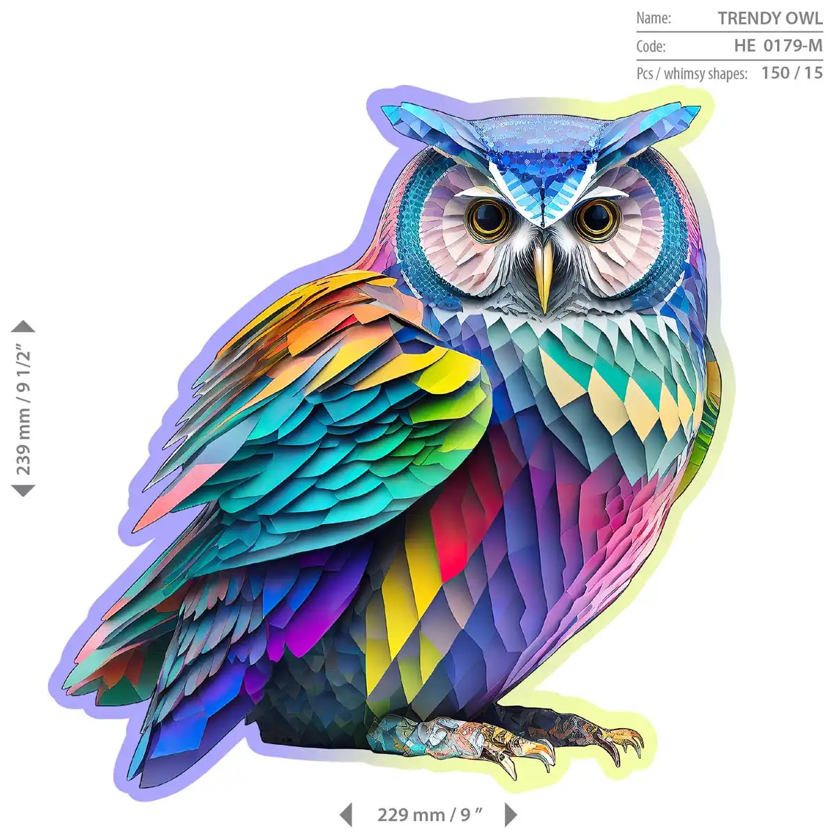 Houten Legpuzzel NEW Trendy Owl 150 pcs