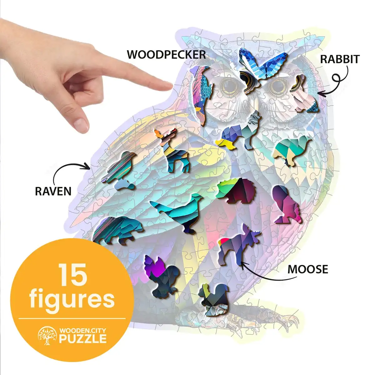 Houten Legpuzzel Trendy Owl 150 pcs