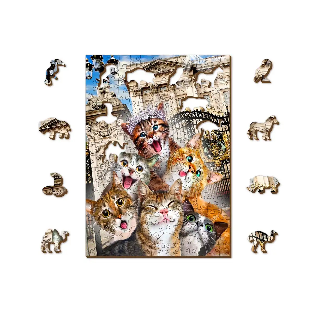 Houten Legpuzzel Kittens in London 200 pcs