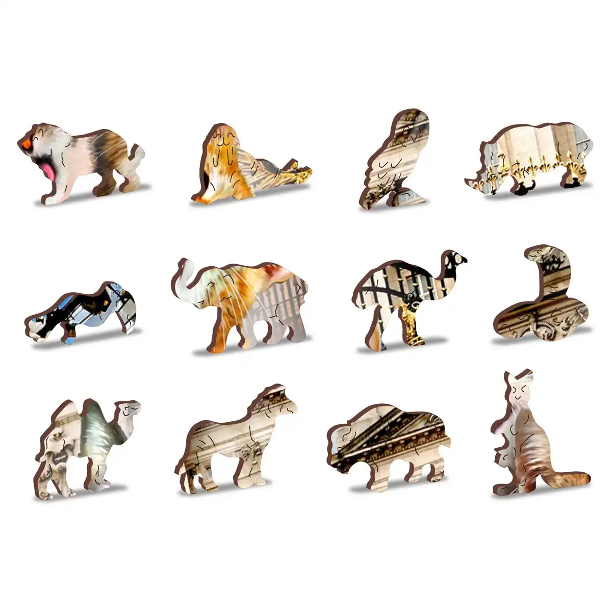 Houten Legpuzzel Kittens in London 200 pcs