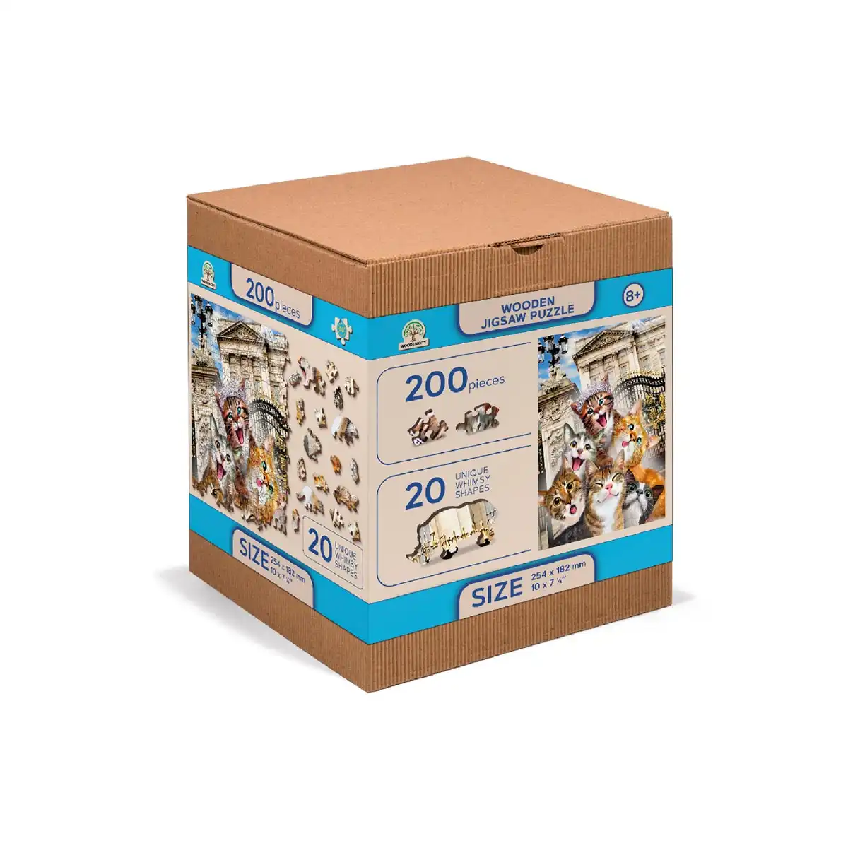 Houten Legpuzzel Kittens in London 200 pcs