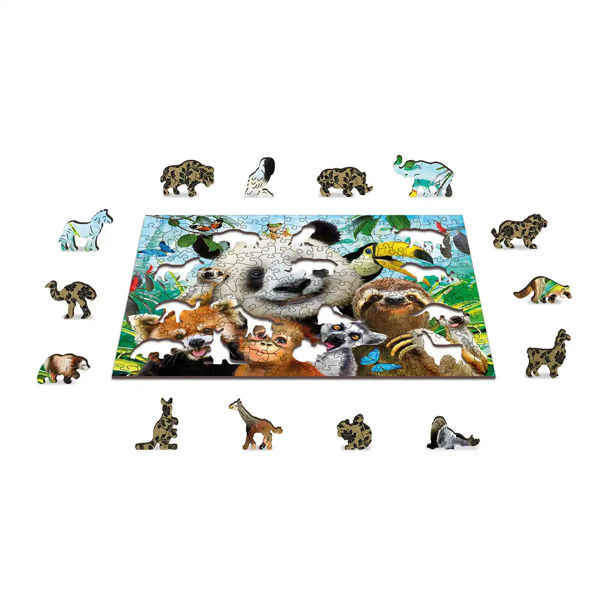 Houten Legpuzzel Welcome to the Jungle 200 pcs