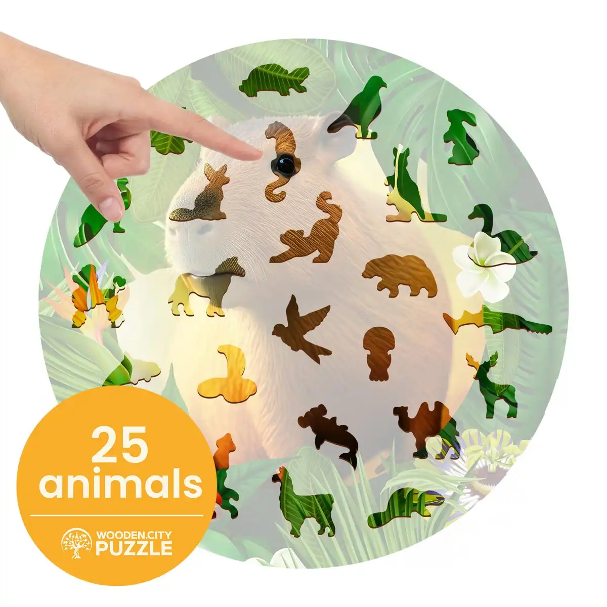 Houten Legpuzzel Capybara 250 pcs