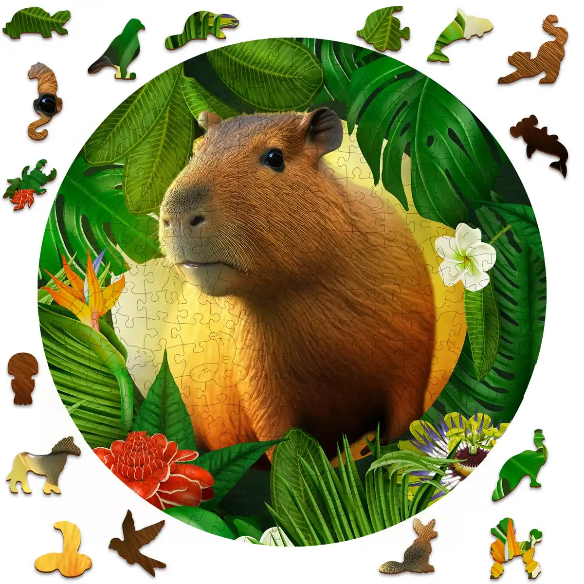 Houten Legpuzzel Capybara 250 pcs