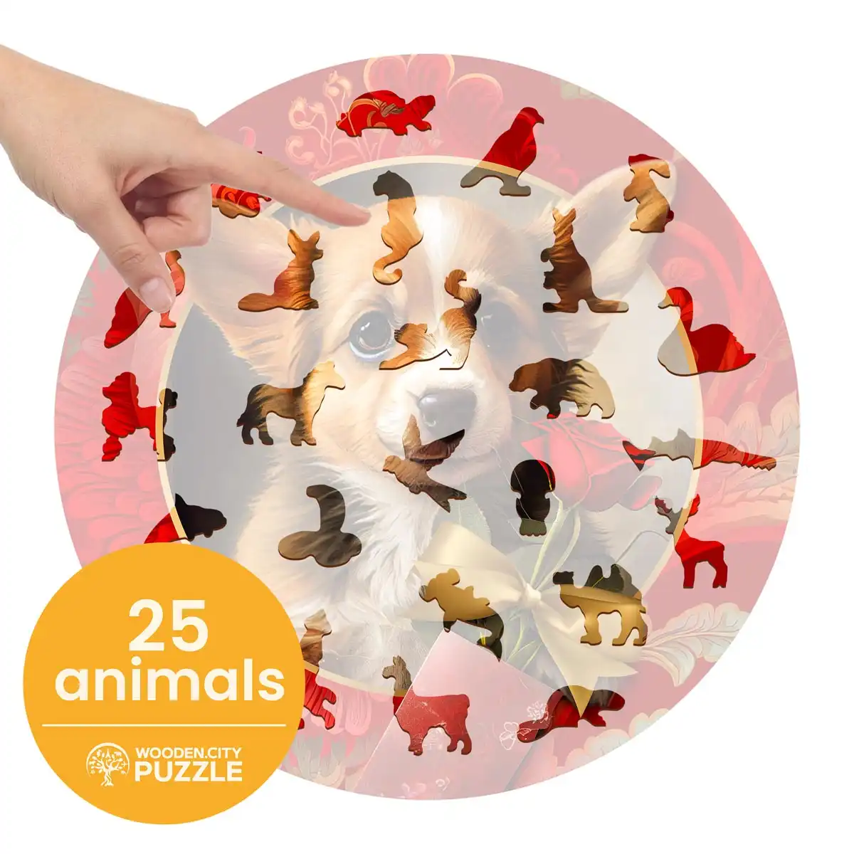 Houten Legpuzzel  Gift and Dog 250 pcs