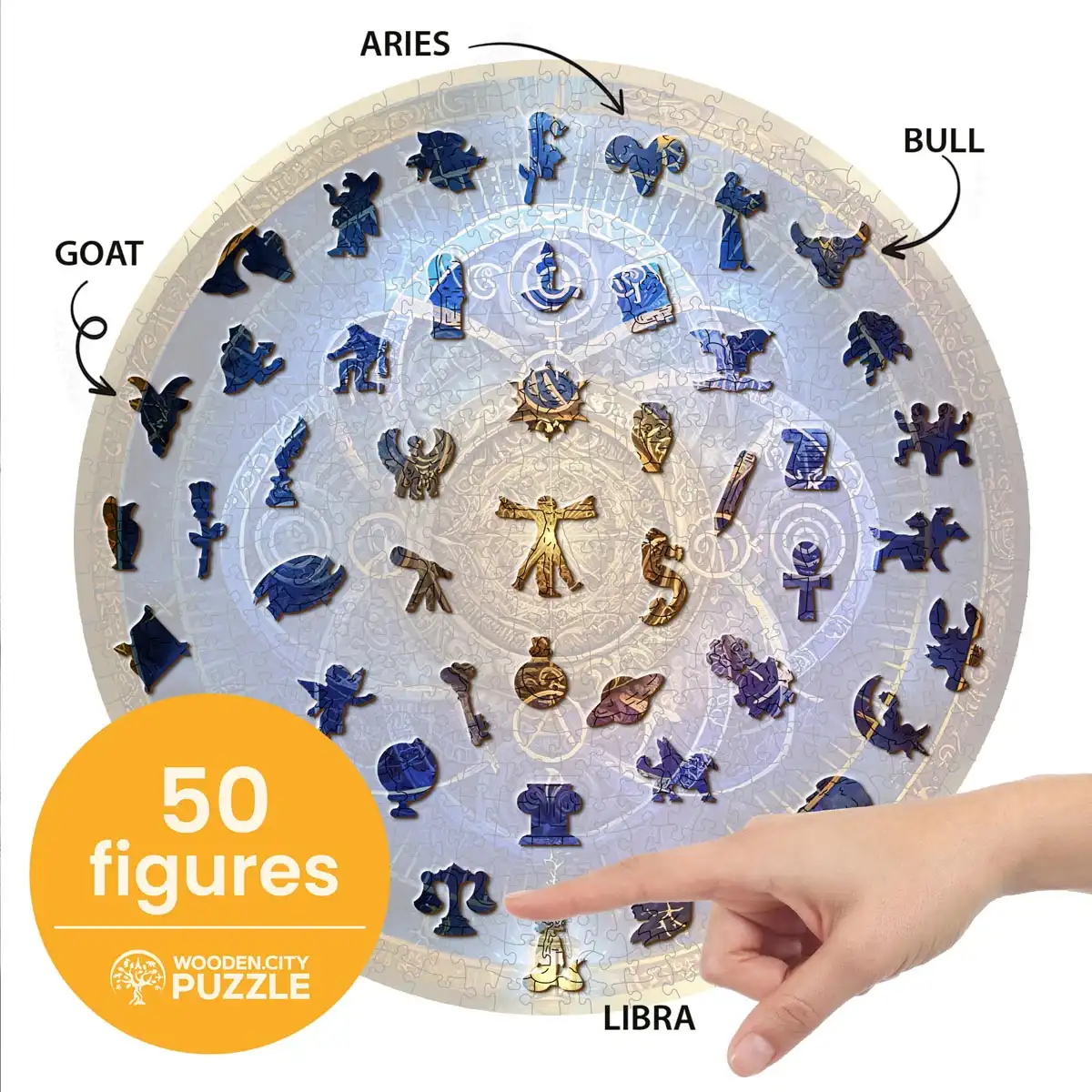 Houten Legpuzzel Blue Zodiac 250 pcs