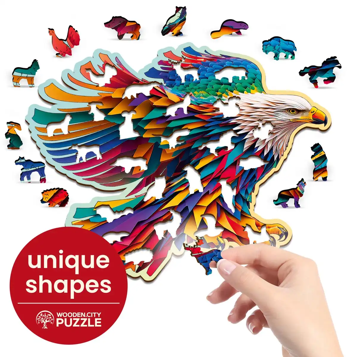 Houten Legpuzzel Bright Eagle 250 pcs