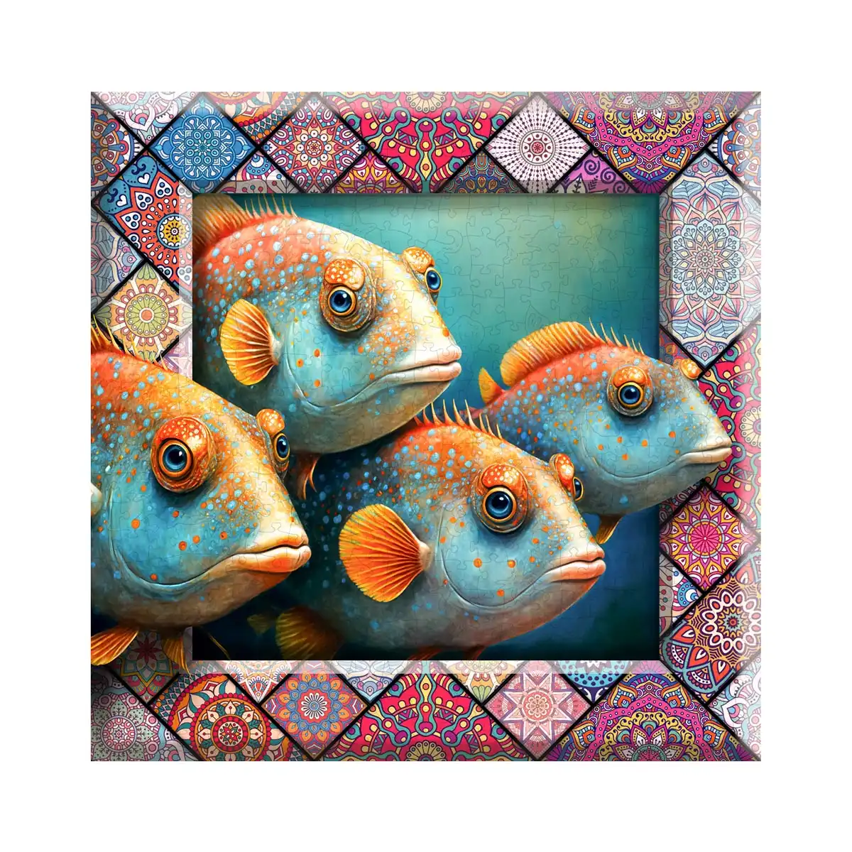 Houten Legpuzzel NEW Tropical Fish 505 pcs