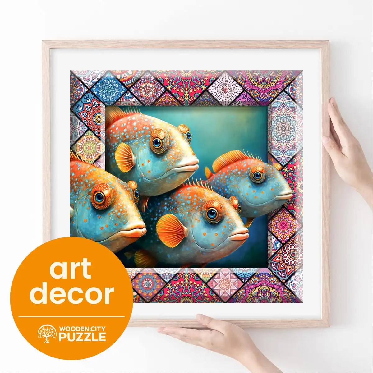 Houten Legpuzzel Tropical Fish 505 pcs