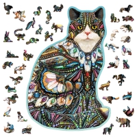 Houten Legpuzzel NEW The Jeweled Cat 250 pcs