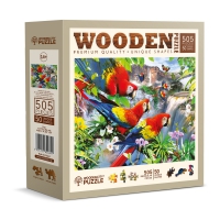 Houten Legpuzzel Parrot Island 505 pcs