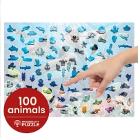 Houten Legpuzzel Happy Dolphins 1010 pcs