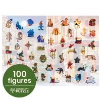 Houten Legpuzzel Christmas Street 505 pcs