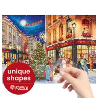 Houten Legpuzzel Christmas Street 505 pcs