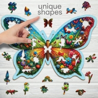 Houten Legpuzzel NEW Colorful Butterfly 150 pcs