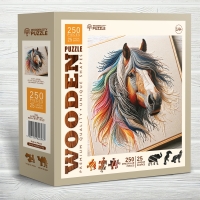 Houten Legpuzzel NEW Soft Horse 250 pcs