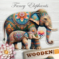 Houten Legpuzzel NEW Fancy Elephants 250 pcs