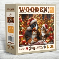 Houten Legpuzzel NEW Dog and Cat 505 pcs