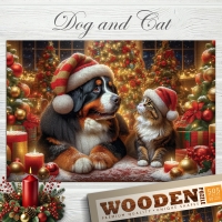 Houten Legpuzzel NEW Dog and Cat 505 pcs