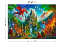 Houten Legpuzzel NEW Fantasy Castle 1010 pcs