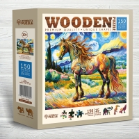 Houten Legpuzzel NEW Modern Horse 150 pcs