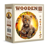 Houten Legpuzzel NEW Cute Little Leopard 250 pcs