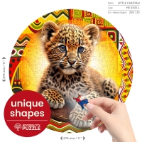 Houten Legpuzzel NEW Cute Little Leopard 250 pcs