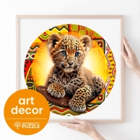 Houten Legpuzzel NEW Cute Little Leopard 250 pcs