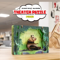 DIY 3D Theater Puzzle Panda