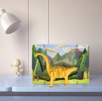 DIY 3D Theater Puzzle Brontosaurus