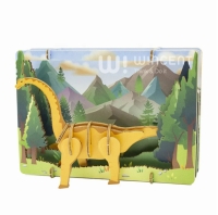 DIY 3D Theater Puzzle Brontosaurus