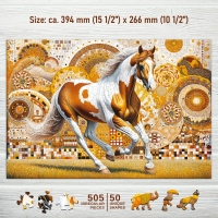 Houten Legpuzzel NEW Elegant Horse 505 pcs