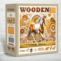 Houten Legpuzzel NEW Elegant Horse 505 pcs