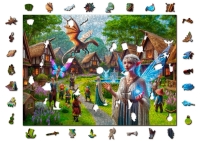 Houten Legpuzzel NEW Fantasy Village 1010 pcs