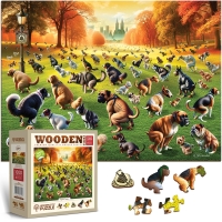 Houten Legpuzzel Puppies Poopies 1010 pcs